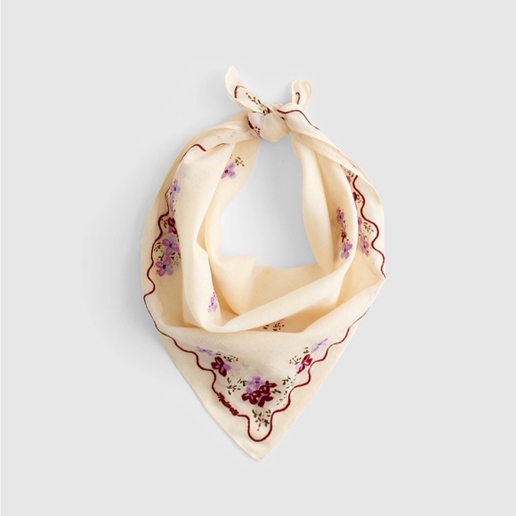 Madewell Accessories - Madewell embroidered bandana
